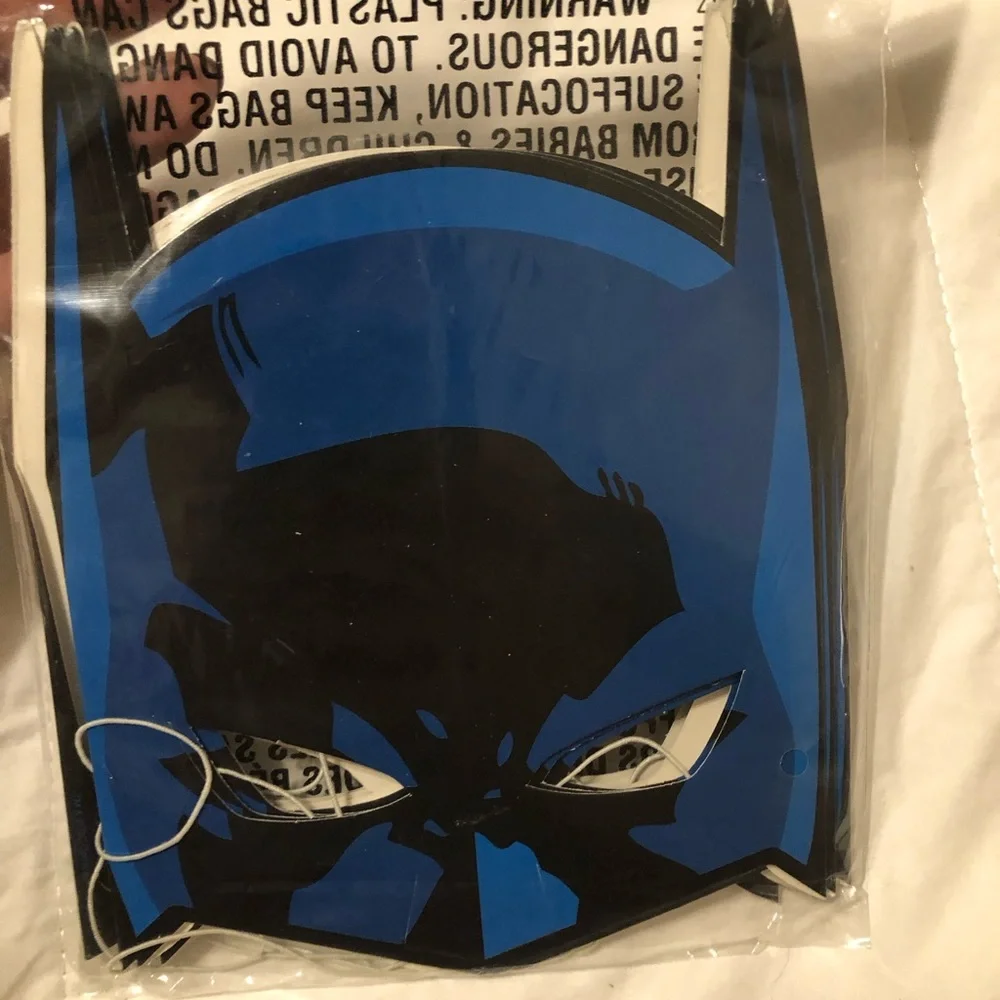 DC Comics Blue and Black Batman Kids Masks